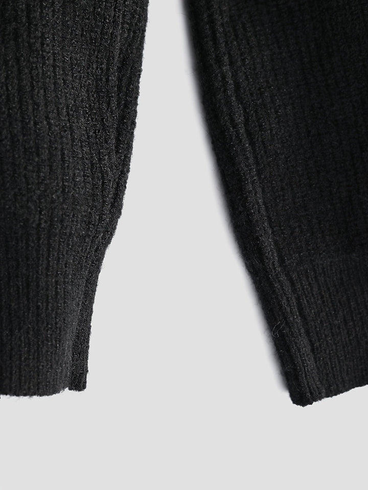 JAVIR | Pull homme en maille unie