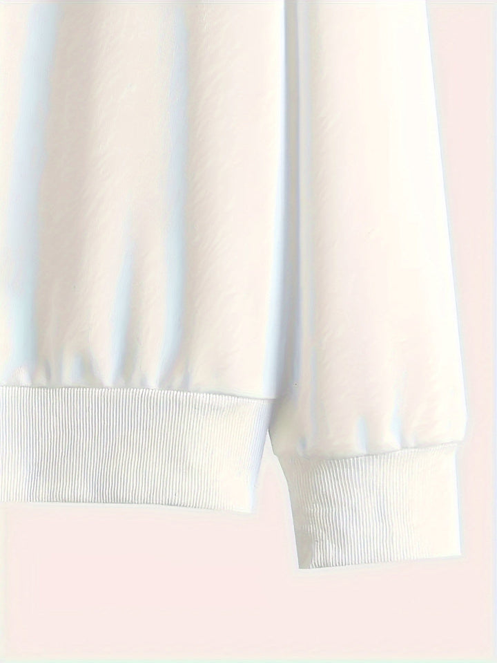 DANFEN | Casual Solid Men’s Sweatshirts with Half Zipper, Long Sleeves