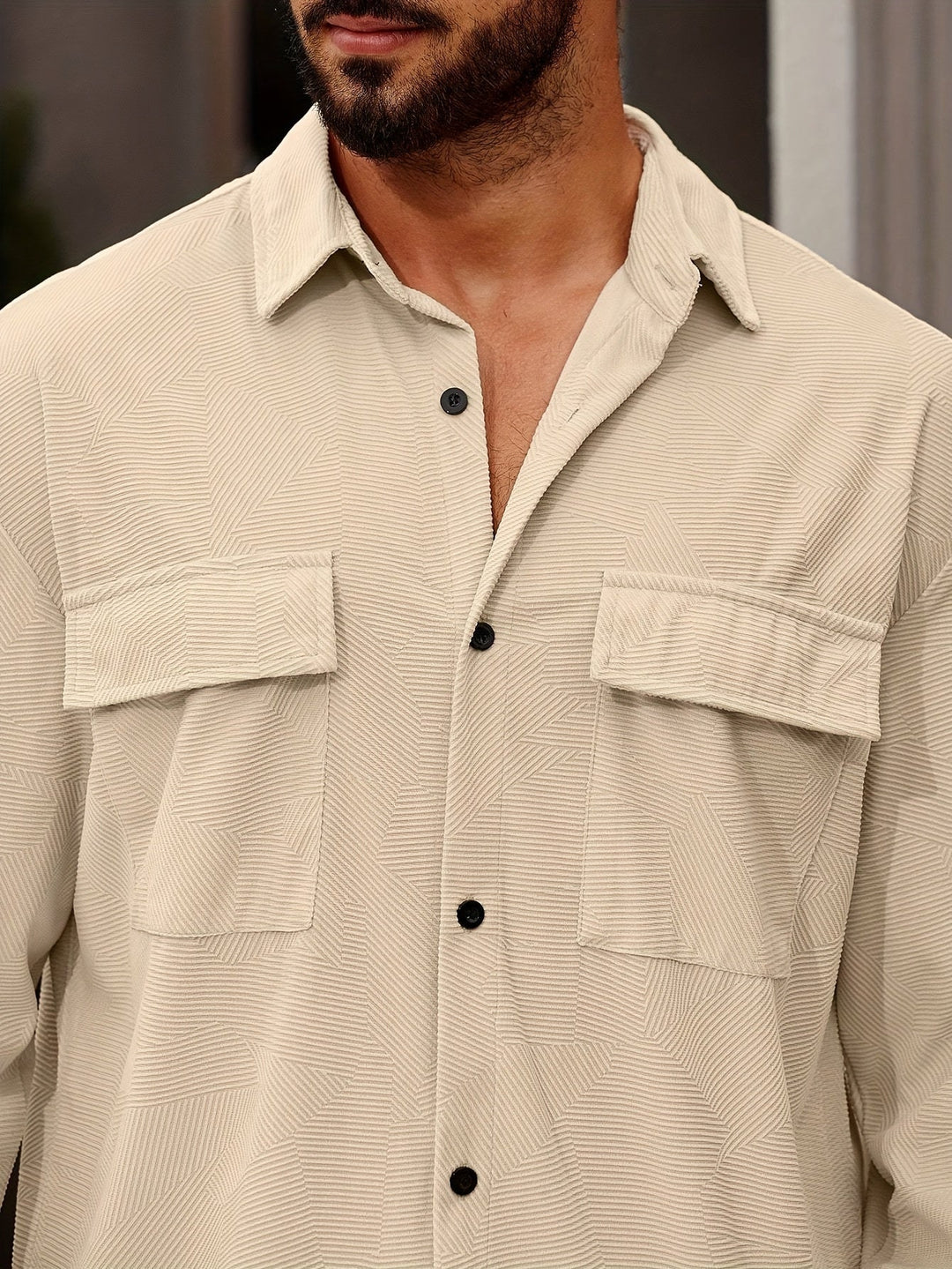 CLARIX | Tenue d'été décontractée avec chemise à col cranté et pantalon