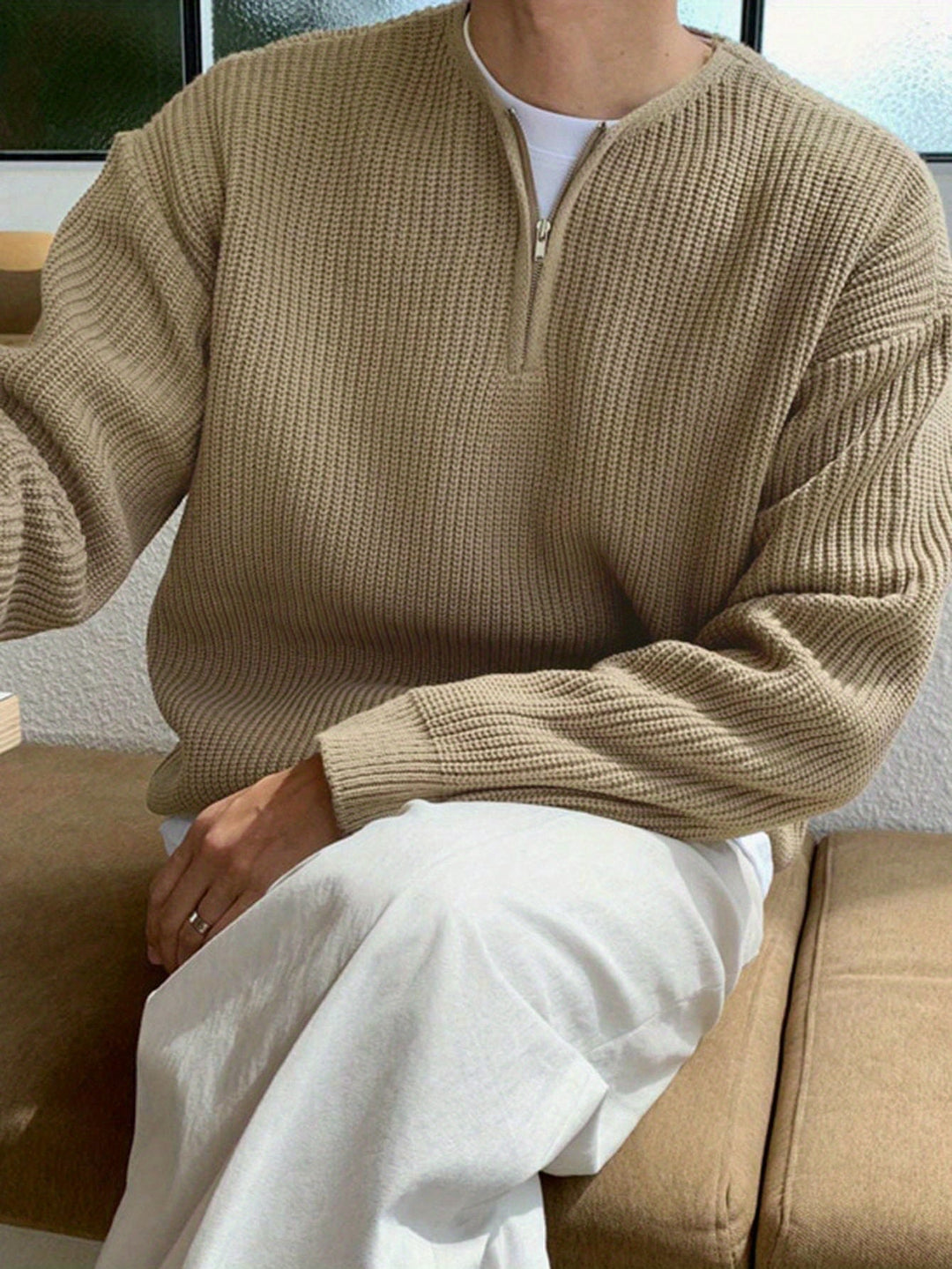 DANBRO | Pull en maille avec fermeture éclair