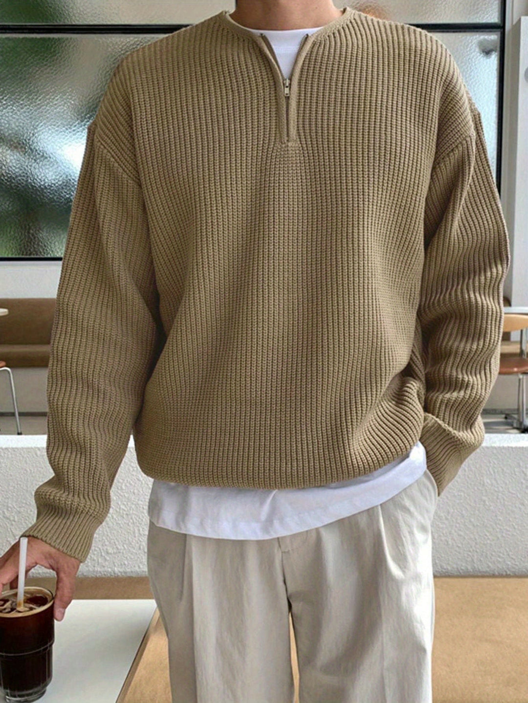 DANBRO | Pull en maille avec fermeture éclair