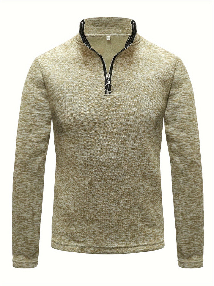 FENVARIS | Sweat-shirt homme à demi-fermeture éclair