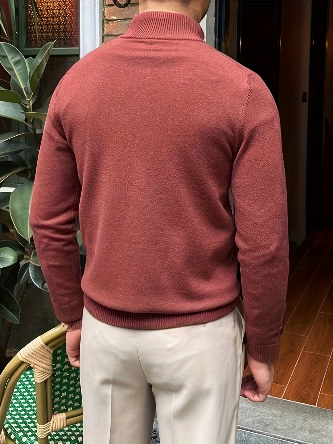 FENMIR | Pull en maille à manches longues pour homme