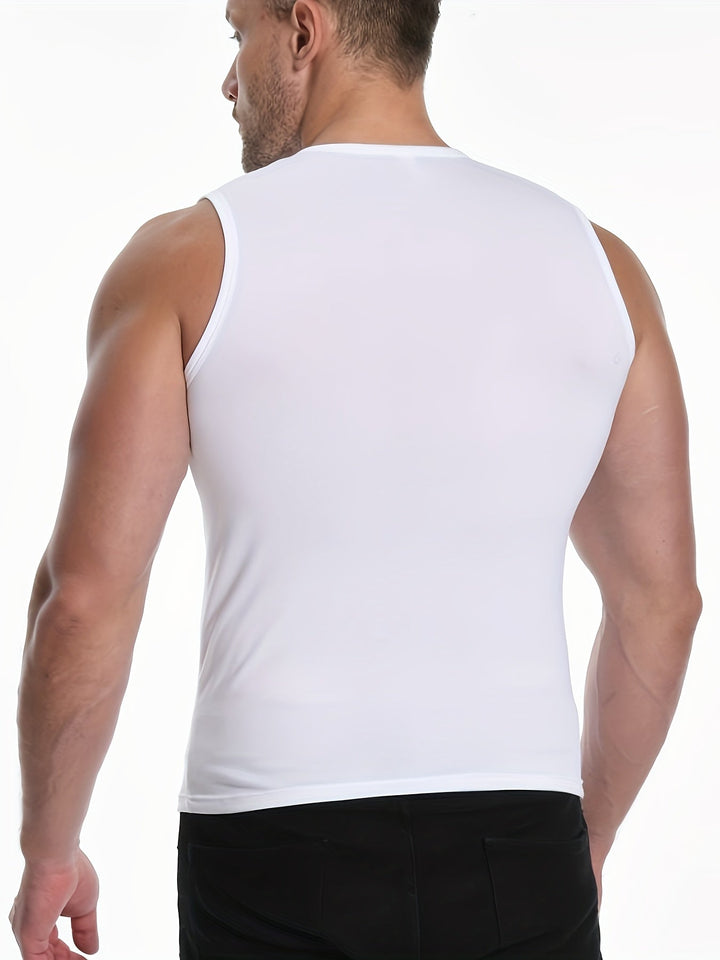 BENVAR | 6-Piece Men’s Basic Solid Color Vest