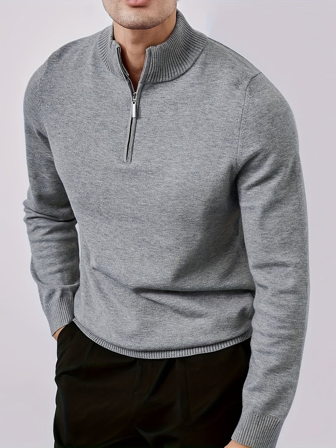 FENMIR | Pull en maille à manches longues pour homme