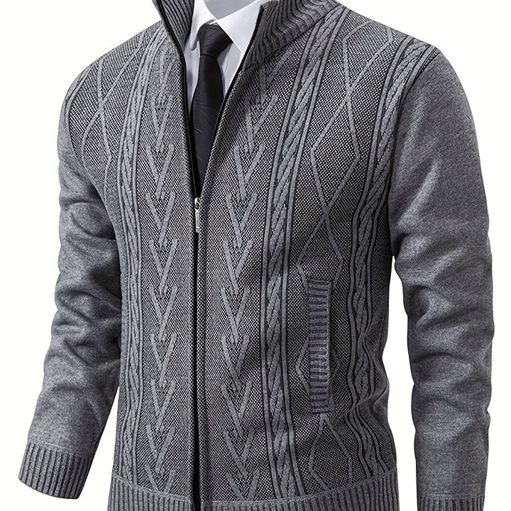 LORVIN | Pull homme à motif géométrique vintage