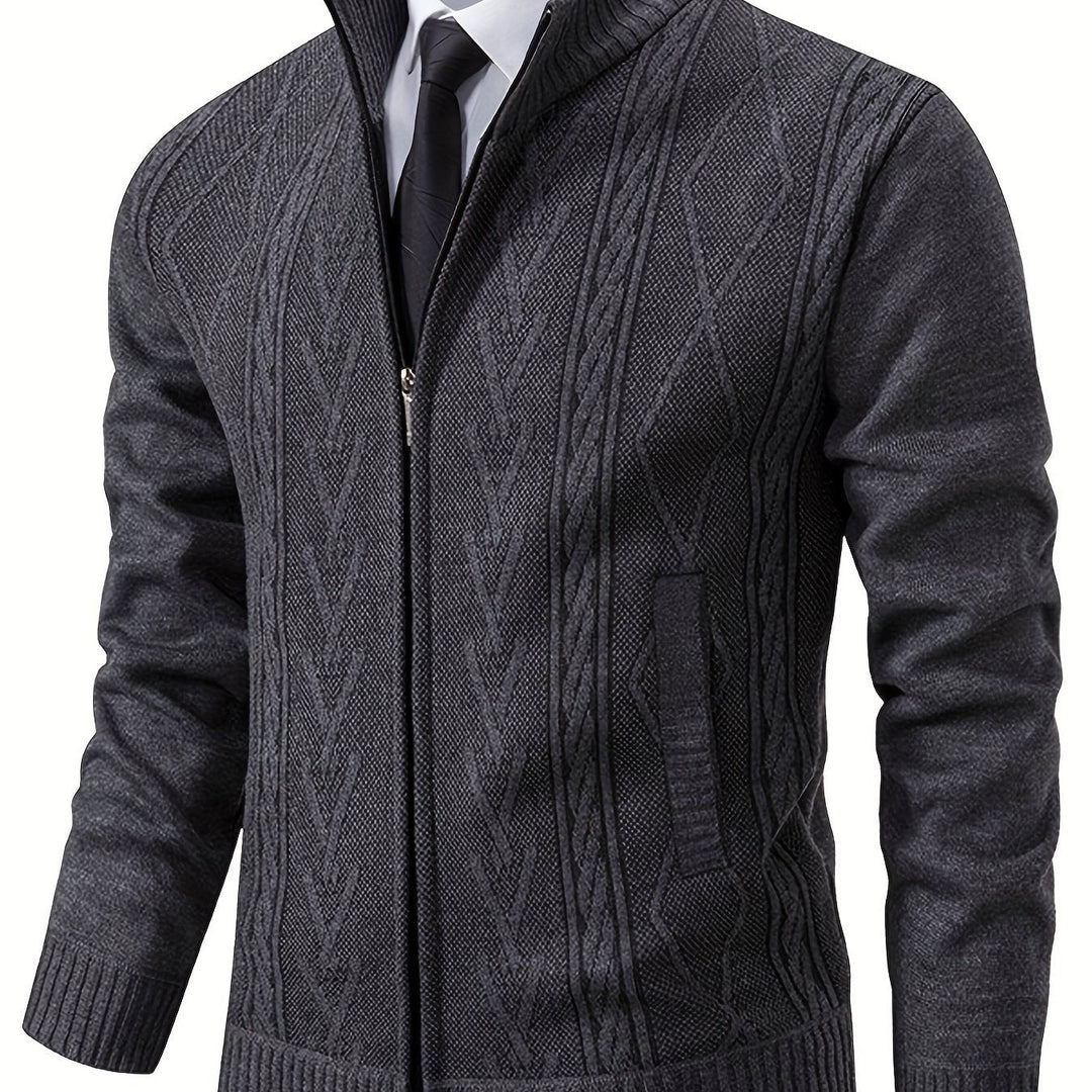 LORVIN | Pull homme à motif géométrique vintage