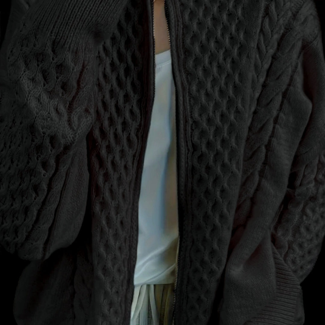 SOPHREN | Cardigan en maille avec fermeture éclair