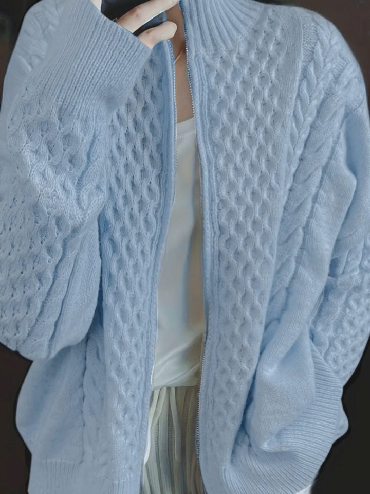 SOPHREN | Cardigan en maille avec fermeture éclair