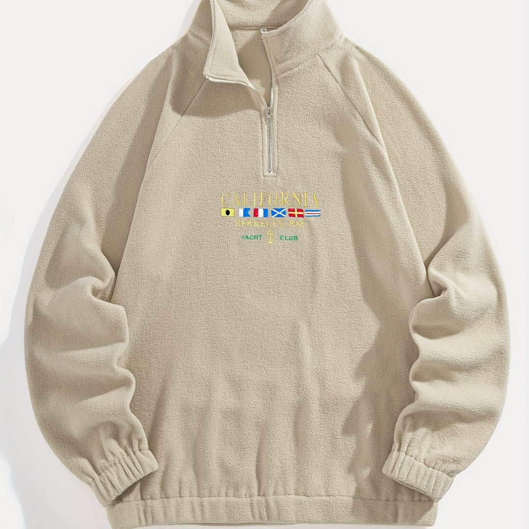 LORDAN | Sweat-shirt élégant pour homme avec motif drapeau