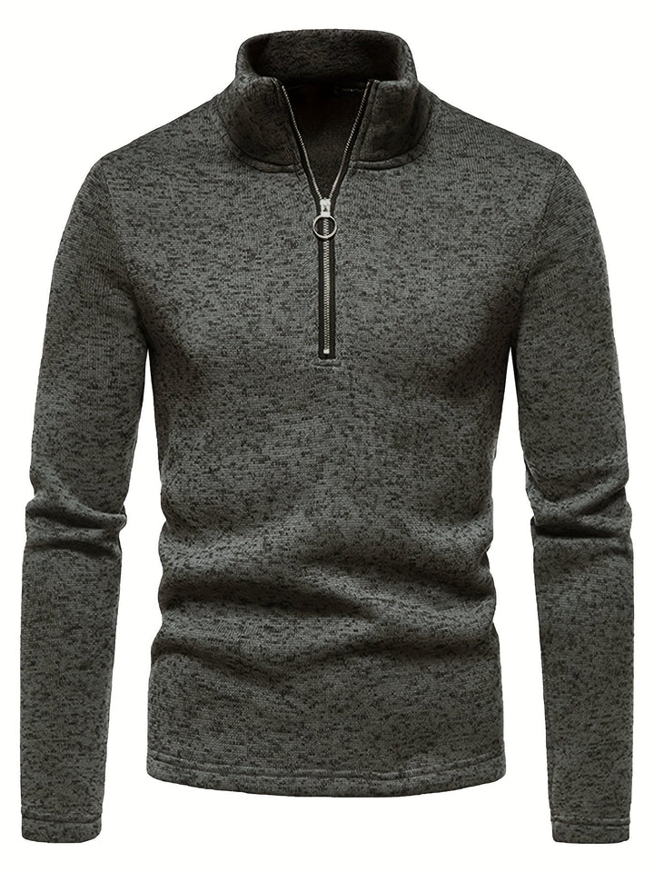 FENVARIS | Sweat-shirt homme à demi-fermeture éclair