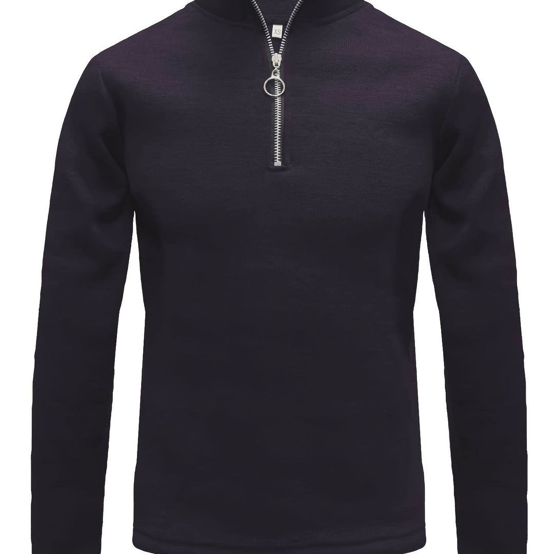 FENVARIS | Sweat-shirt homme à demi-fermeture éclair