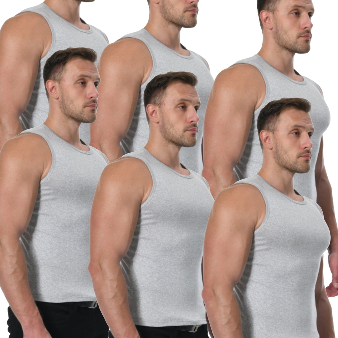 BENVAR | 6-Piece Men’s Basic Solid Color Vest