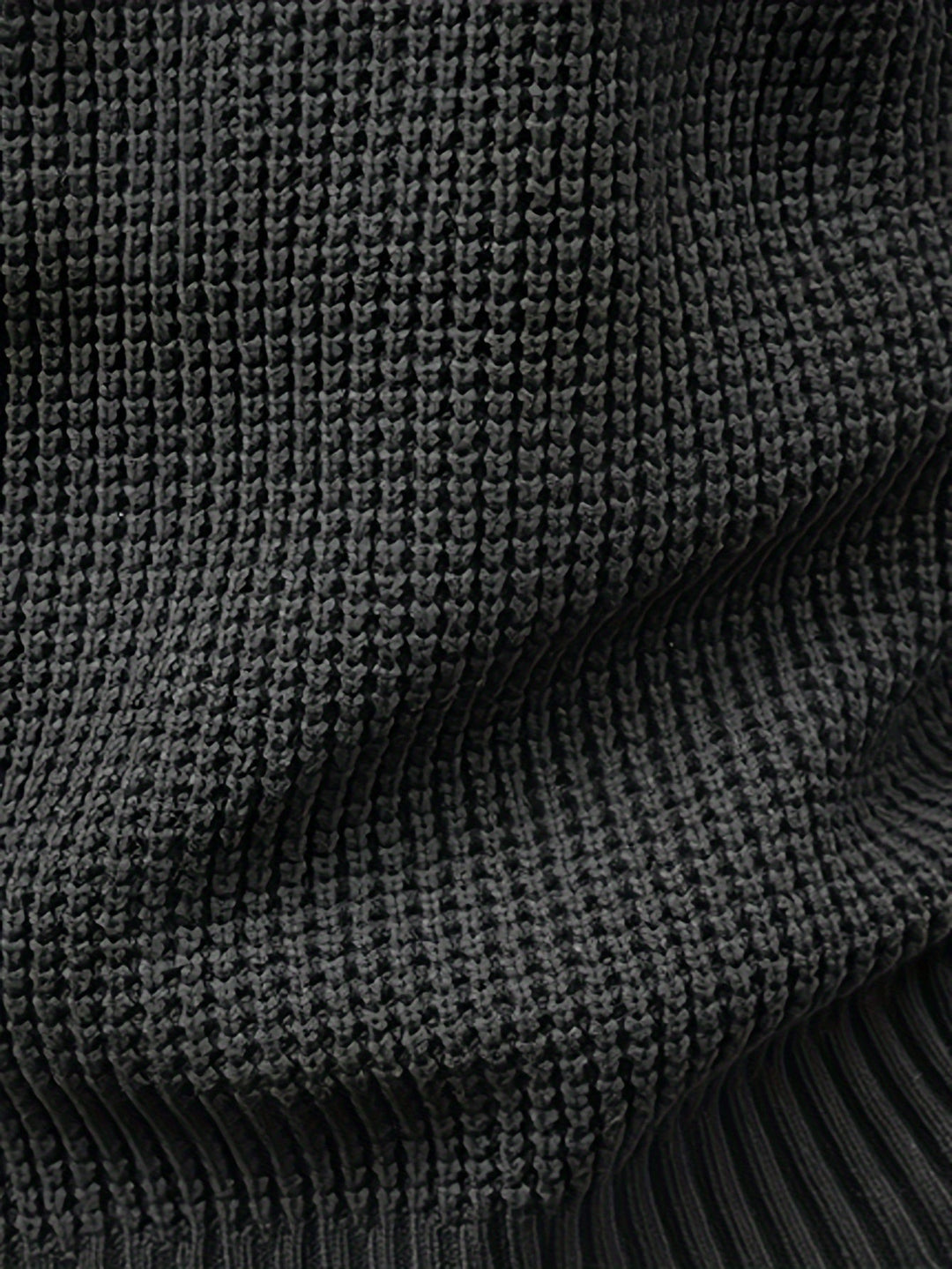 GILVAN | Pull en maille unie à col rond pour homme
