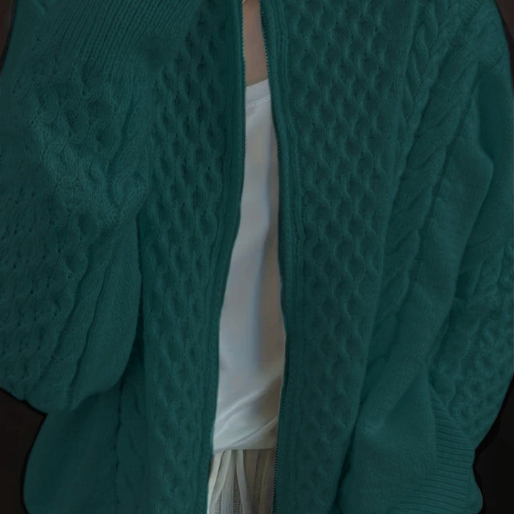 SOPHREN | Cardigan en maille avec fermeture éclair