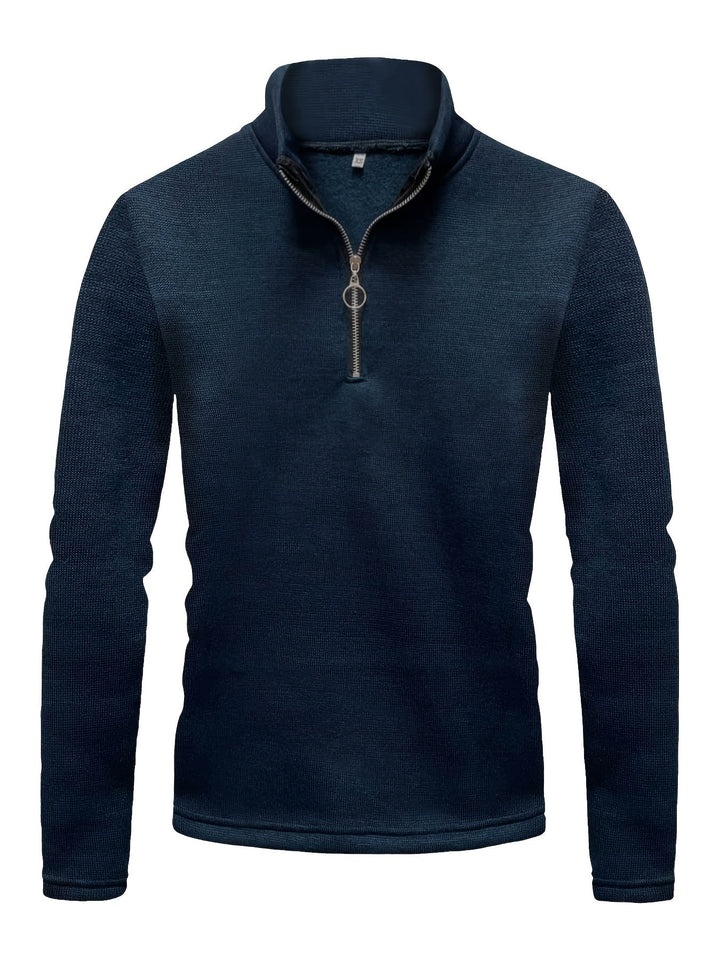 FENVARIS | Sweat-shirt homme à demi-fermeture éclair