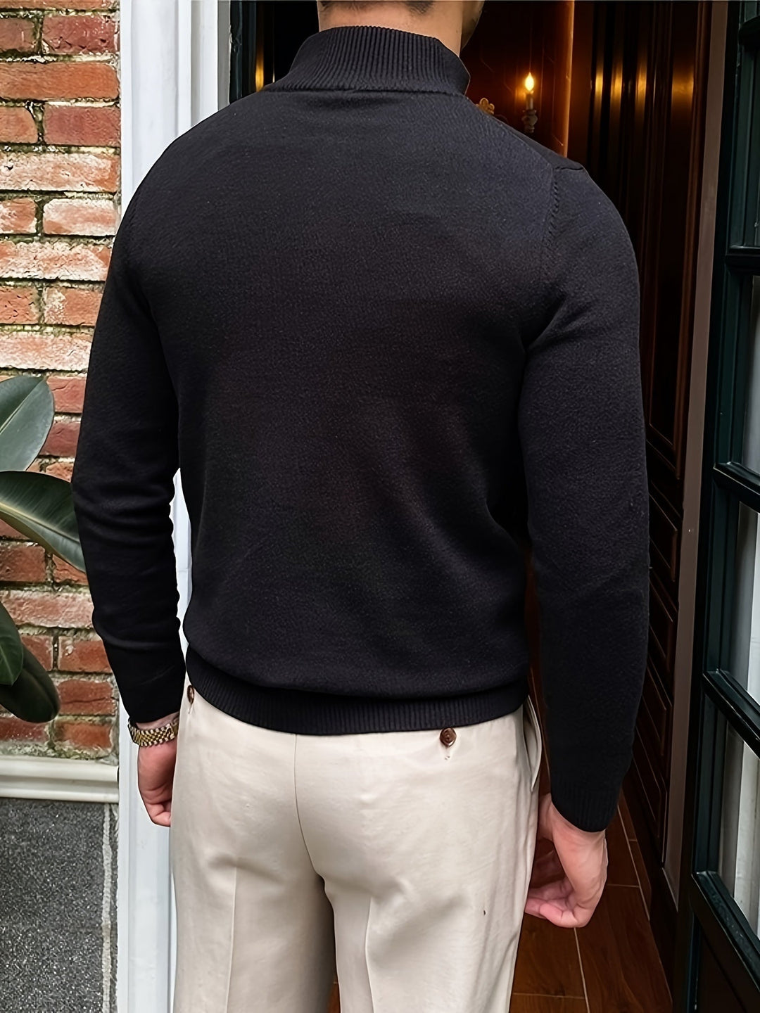 FENMIR | Pull en maille à manches longues pour homme