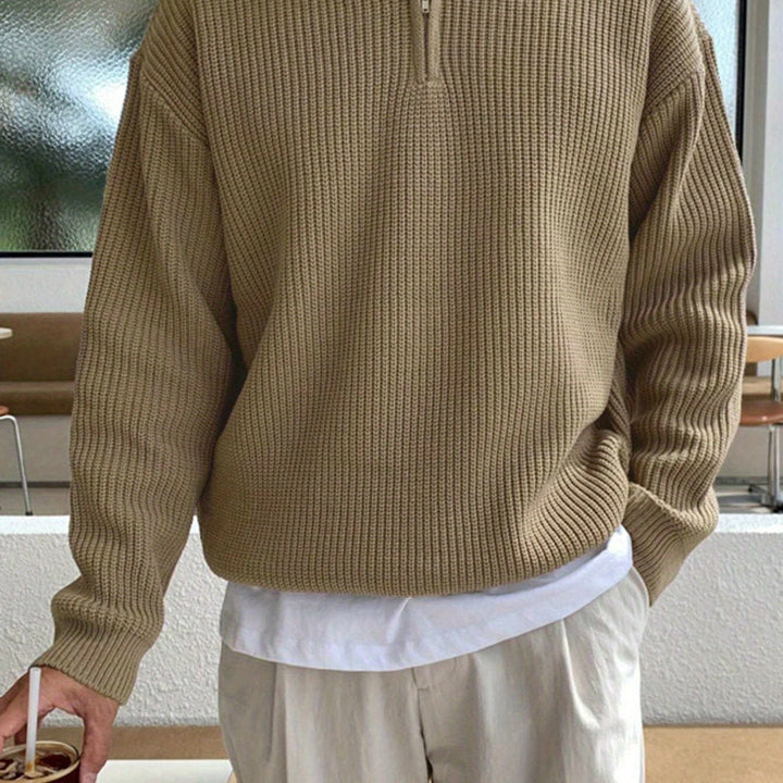 DANBRO | Pull en maille avec fermeture éclair