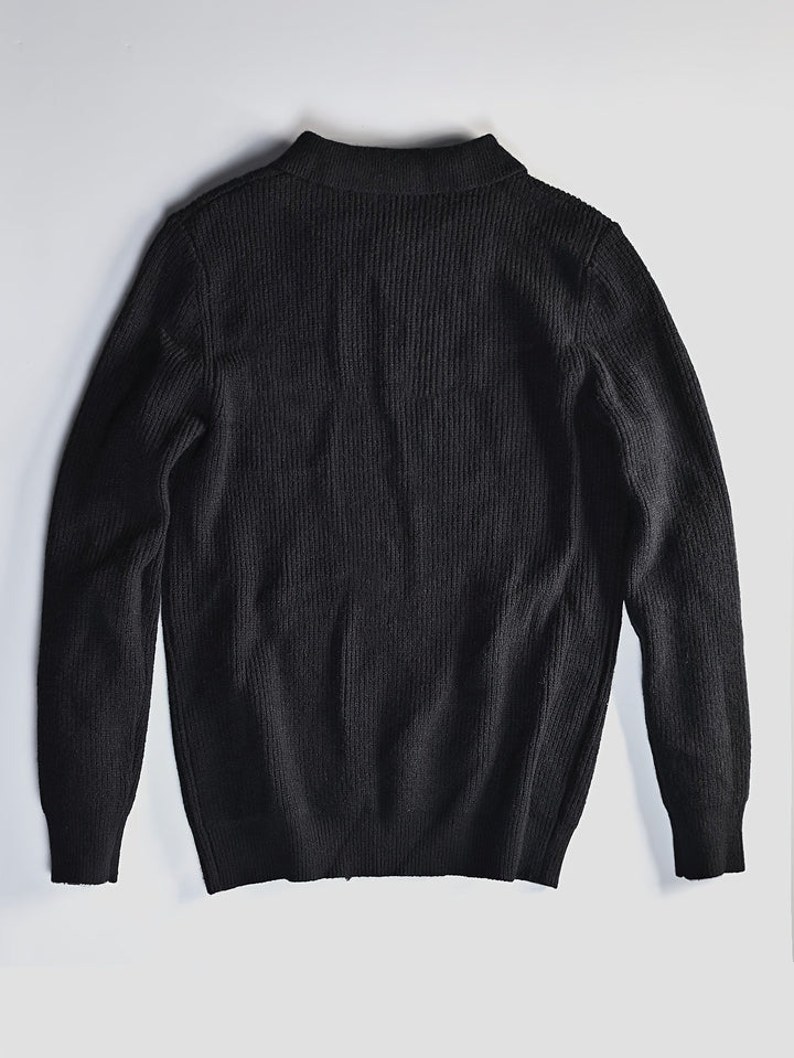 JAVIR | Pull homme en maille unie