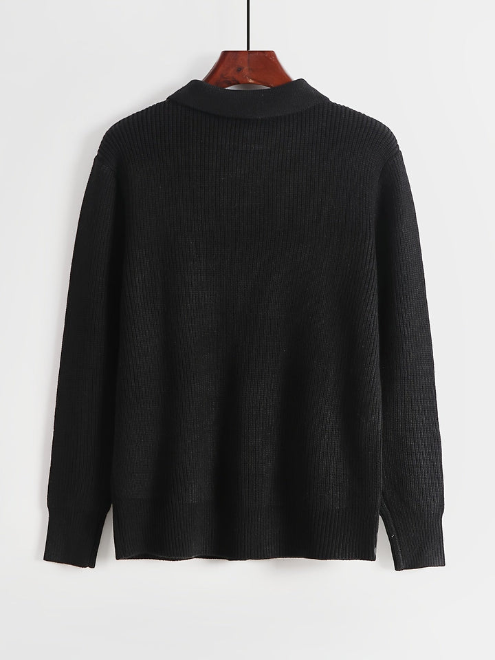 LUVAN | Trendy Men’s Sweater in Solid Color