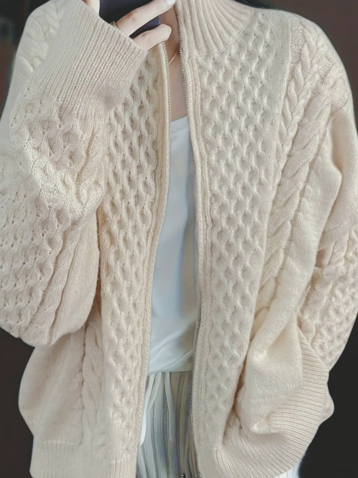 SOPHREN | Cardigan en maille avec fermeture éclair