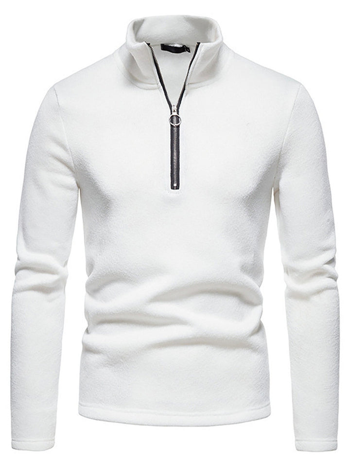 FENVARIS | Sweat-shirt homme à demi-fermeture éclair