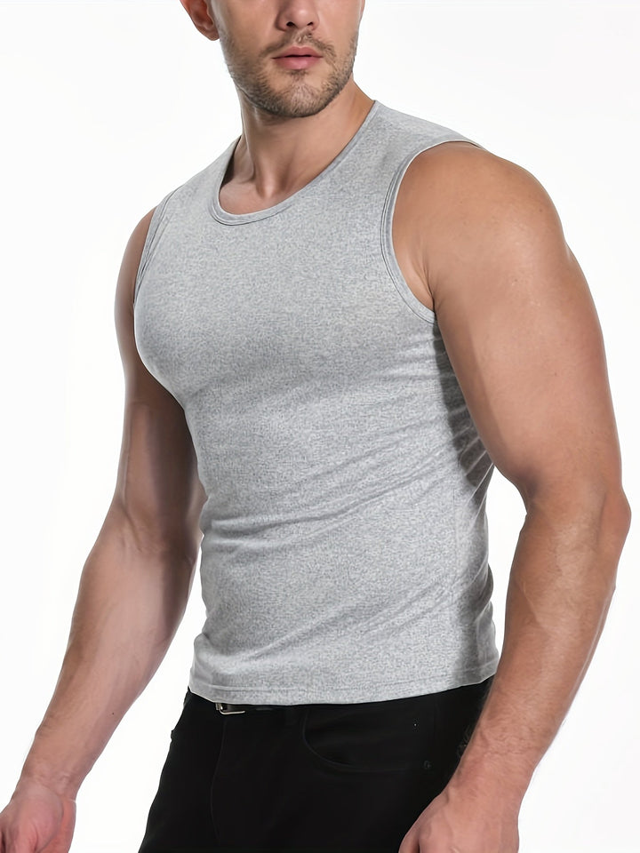 BENVAR | 6-Piece Men’s Basic Solid Color Vest