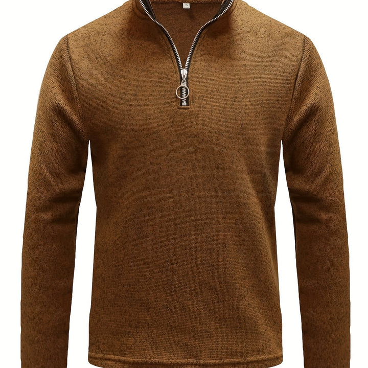 FENVARIS | Sweat-shirt homme à demi-fermeture éclair