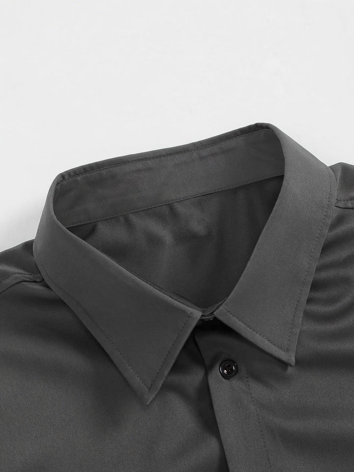 CLAREN | Chemise homme élégante en mélange de polyester