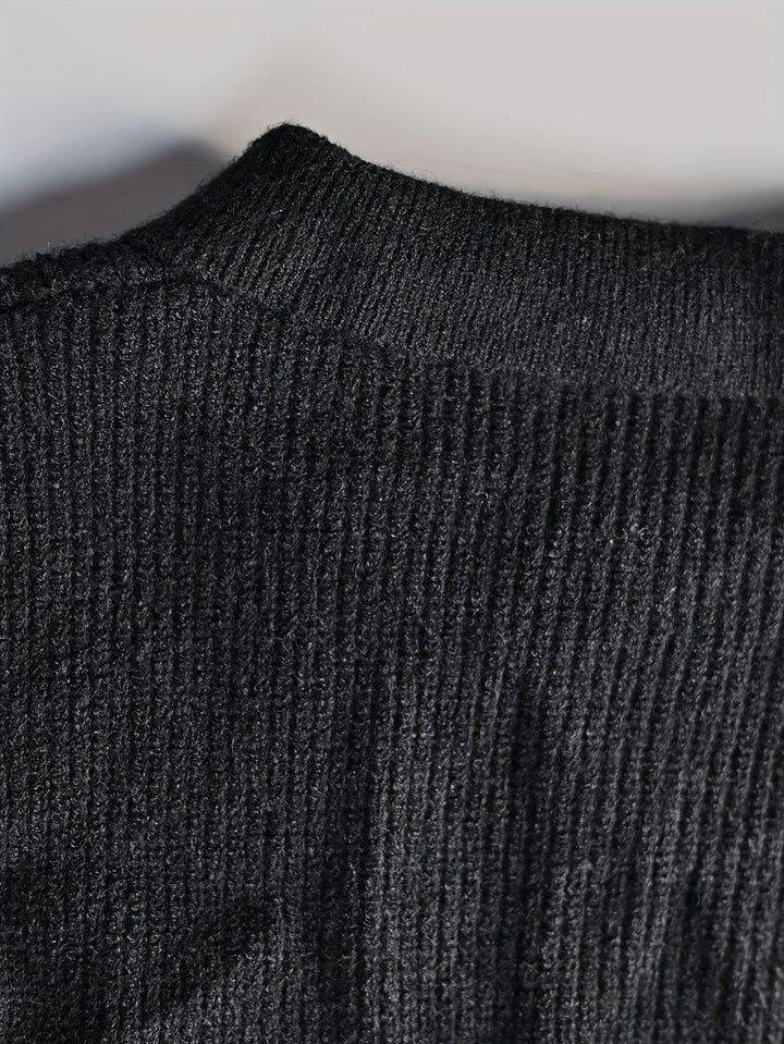 JAVIR | Pull homme en maille unie
