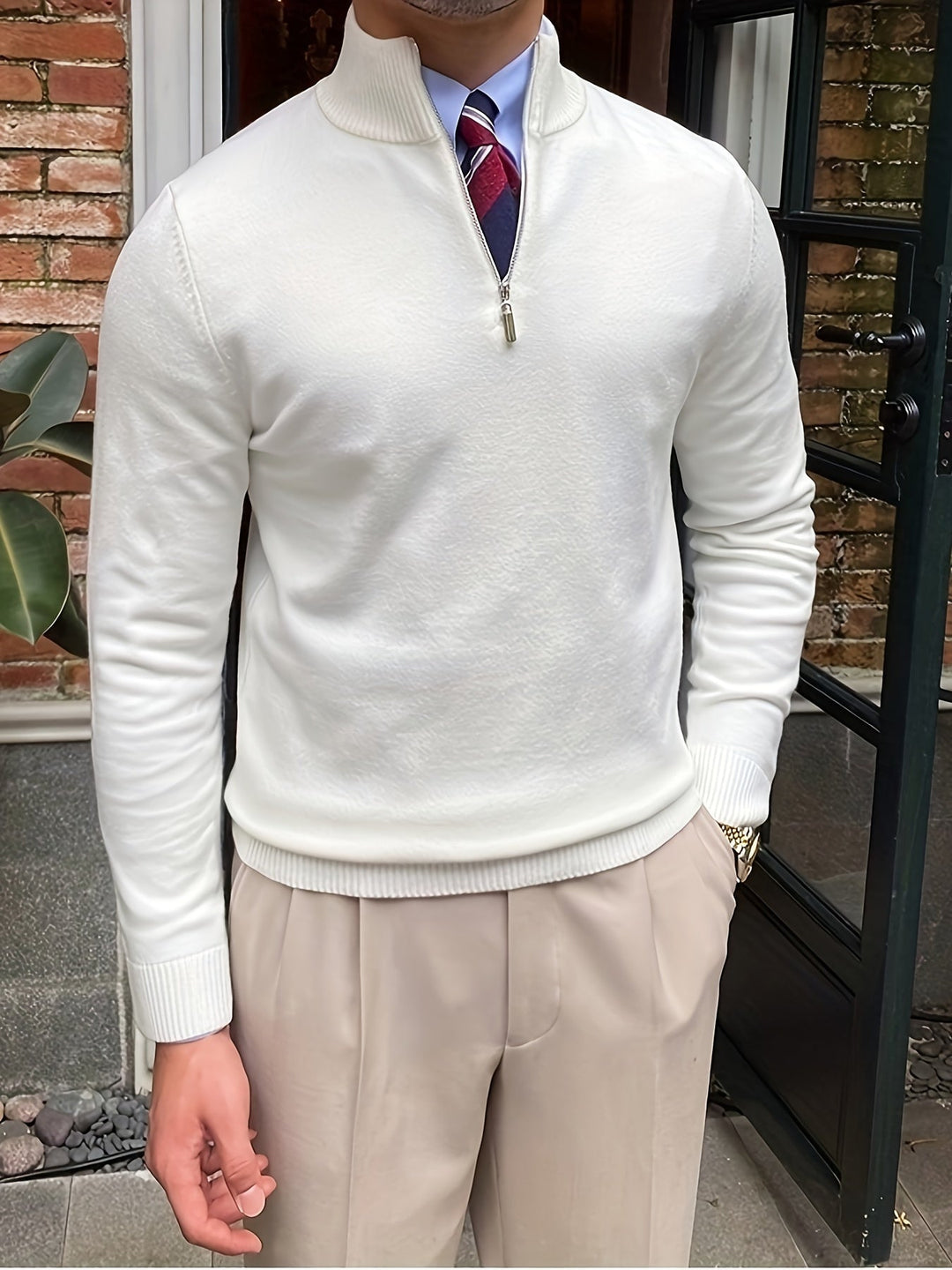 FENMIR | Pull en maille à manches longues pour homme