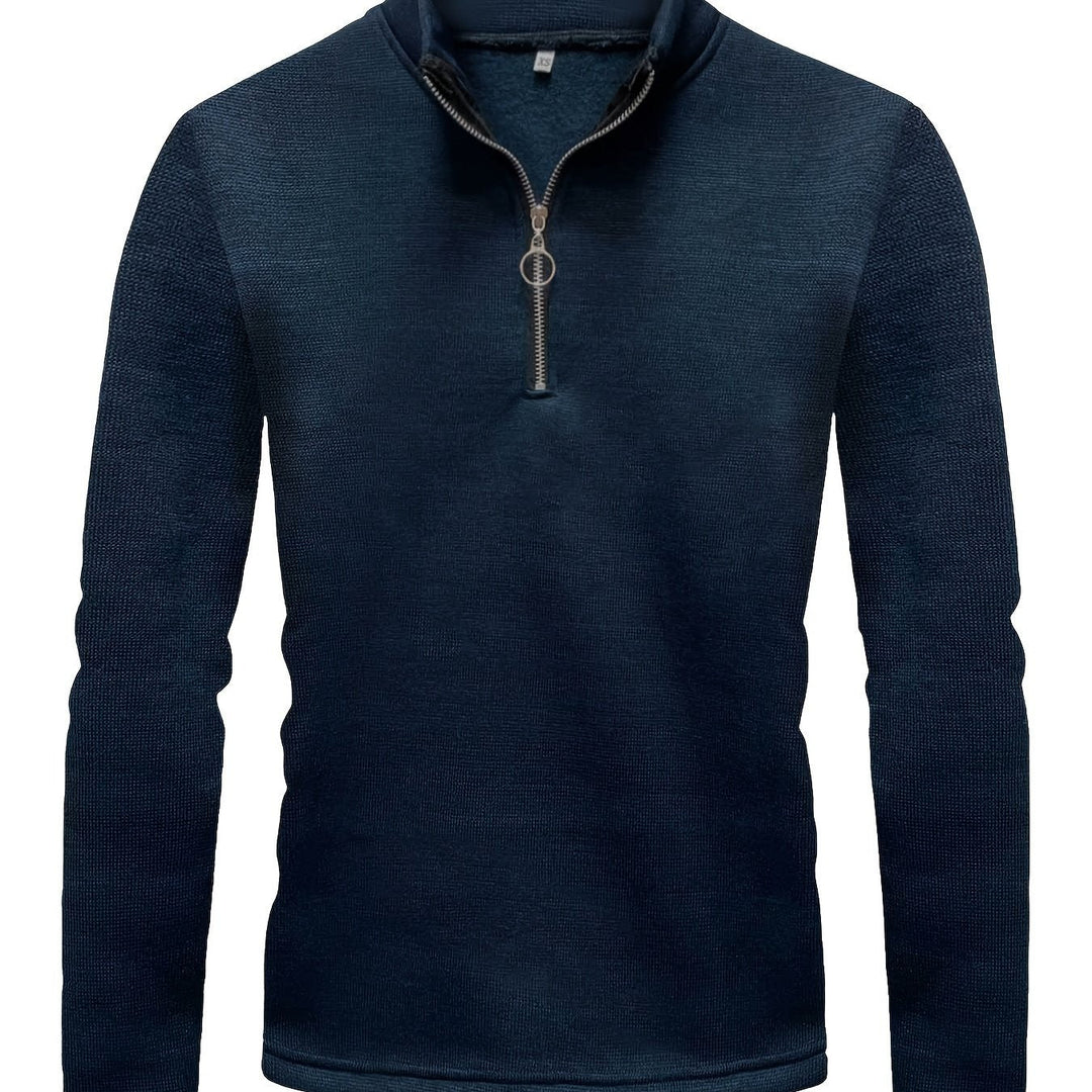 FENVARIS | Sweat-shirt homme à demi-fermeture éclair