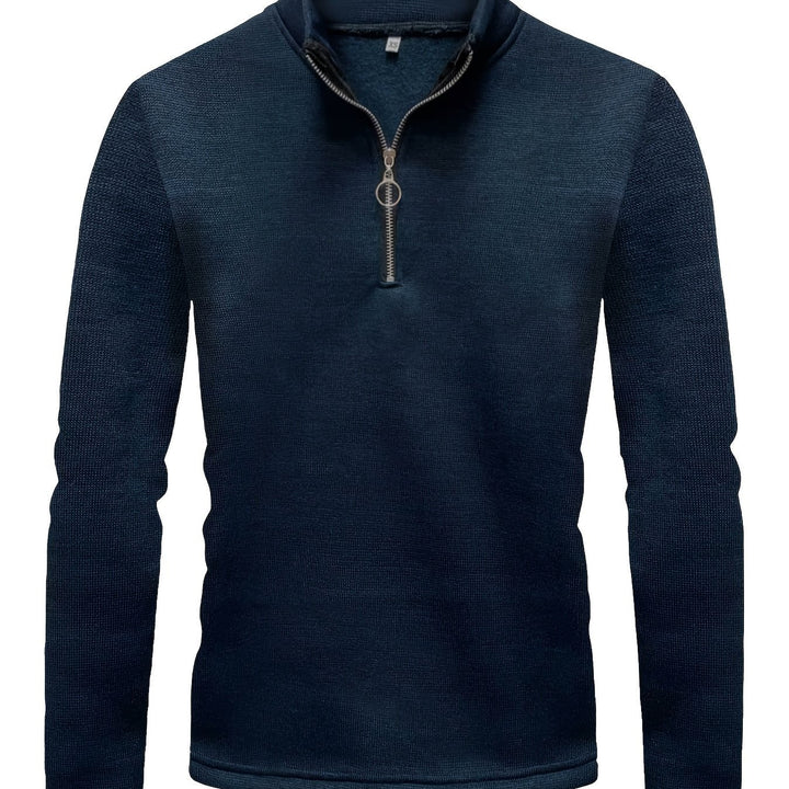 FENVARIS | Sweat-shirt homme à demi-fermeture éclair